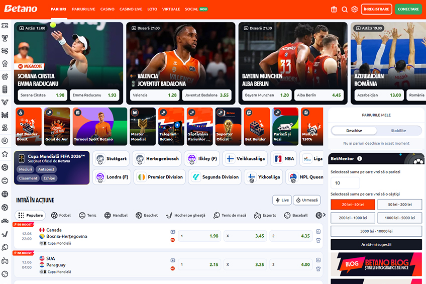 Casă de pariuri online Betano