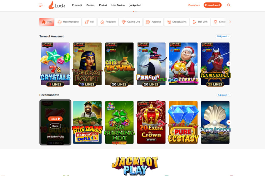 Retrageri rapide la Luck Casino