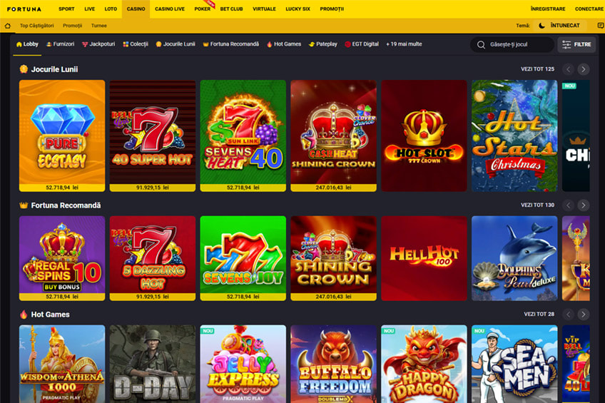 Cazinou online Fortuna