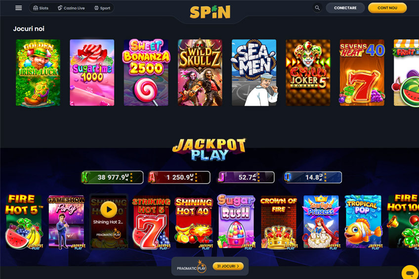 Cazinou online Spin
